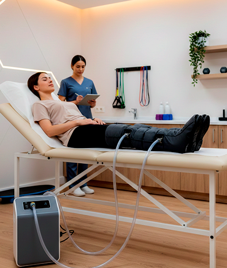 Bota de compressão e recuperação muscular-neurolmc