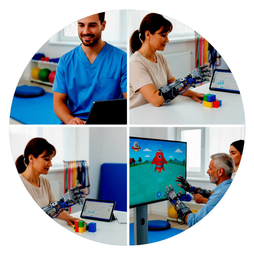 neurolmc-luva robô para reabilitação